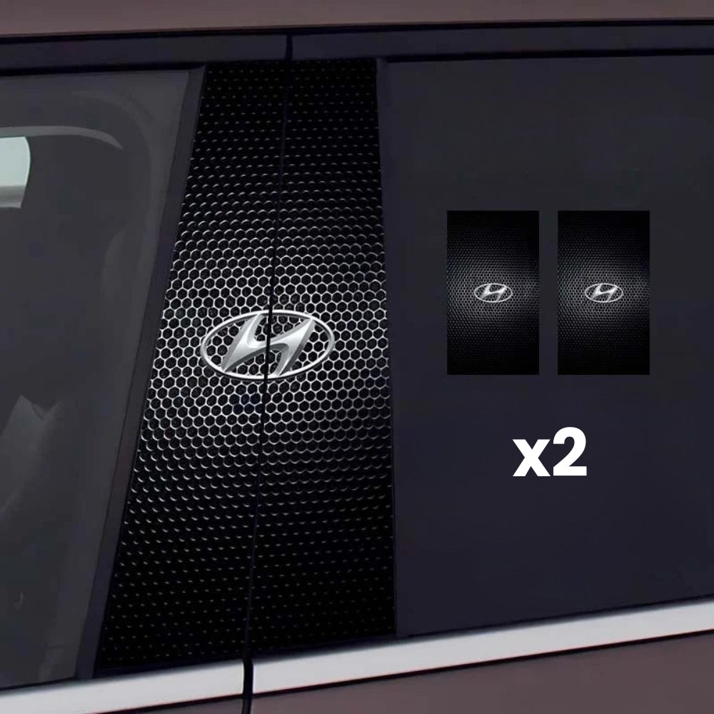 ロゴの 2x 車の窓のステッカー