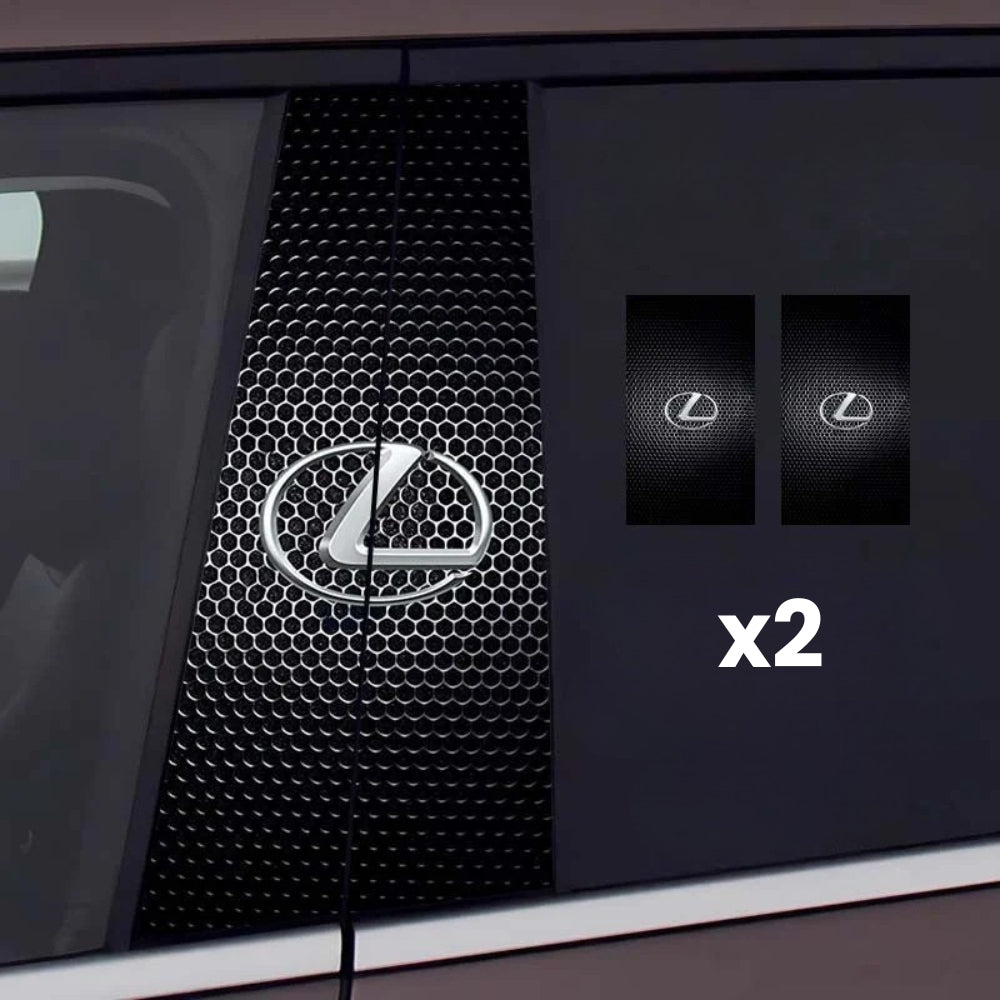 ロゴの 2x 車の窓のステッカー