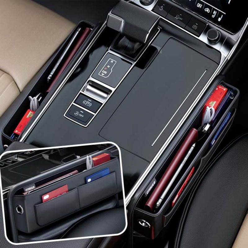 Bőr autó tároló doboz