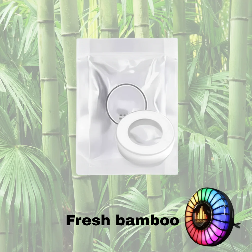 Ritmo musicale Luce LED per auto con logo (con diffusore di aromi)