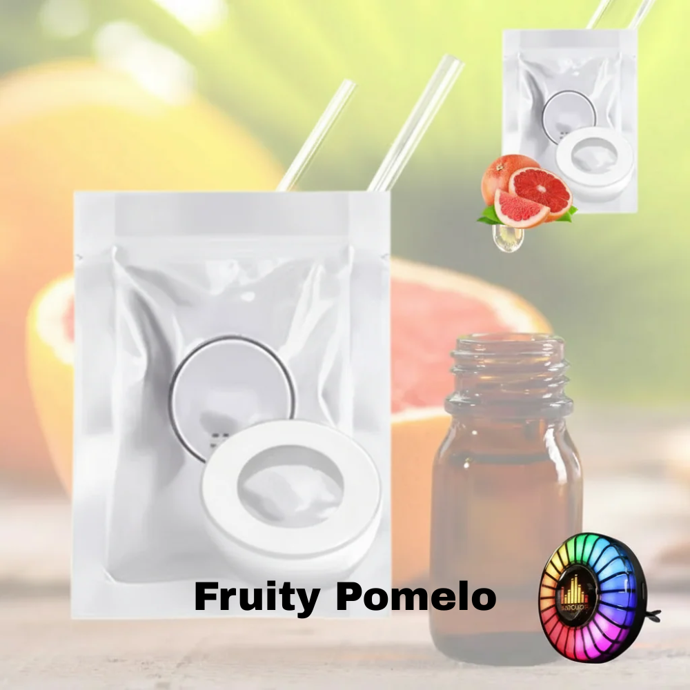 Ritmo musicale Luce LED per auto con logo (con diffusore di aromi)