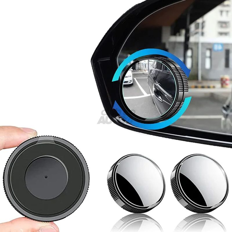 Obrotowe, szerokokątne lusterka martwego pola 360° (2 szt.)
